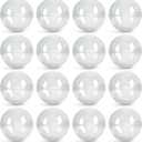 Capsule Vending Machine Round 50 pcs 2 inch - Gumball Machine Capsules Bulk Clear Container - Easter Basket Stuffers Birthday Gifts Pinata Stuffers DIY Craft Supplies - Clear Capsules Empty