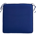 Outdoor Chair Cushions: Waterproof & Fade Resistant Seat Cushion for Patio Furniture -  Chair Pads with Ties and Hidden Zipper - Patio Chair Cushion Replacement, Navy