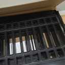 IRIS USA 24" 6-Panel Pet Dog Puppy Playpen with Door, for Puppy Small Dogs Keep Pets Secure Easy Assemble Easy Storing Customizable Non-Skid Rubber Feet, Foldable, Black