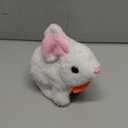 Bunny Realistic Bunny, Realistic B.unny Toy, Easter Bunny Toy, 2026 New Bu.nnyToys Educational Interactive Toys - Can Walk and Talk, Hopping Realistic Toy for Kids(with Carrot)