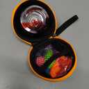 MAGICYOYO N11 Unresponsive Yoyo - Professional Trick Yo Yo for Kids 8-12 or Above, Dual Purpose Yo-yo Replacement Responsive Bearing for Beginner+12 Strings+Case Bag+Bearing Kit - Black Red Silver