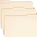 Smead File Folder, 1/3-Cut Tab, Assorted Positions, Legal Size, Manila, 100 per Box (15330)