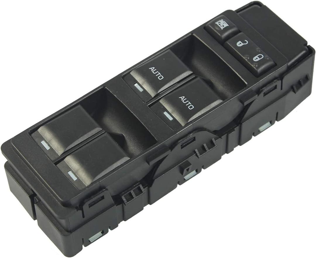 Front Left Driver Side Power Window Master Control Switch Compatible for 2006-2010 Chrysler 300 Jeep Commander Grand Cherokee Dodge Durango Aspen Avenger Replace 4602736AA