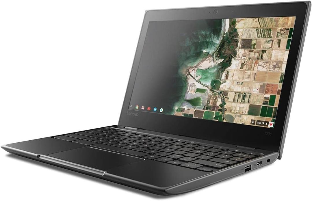 Lenovo 81MA002FUS 100e Chromebook 2nd Gen 11.6" HD Celeron N4020 1.1GHz Intel UHD Graphics 600 4GB RAM 32GB SSD Chrome OS Black
