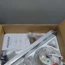 52 Inch Ceiling Fans with Lights and Remote, Brushed Nickel Flush Mount Low Profile Ceiling Fan for Bedroom, Living Room, Patio, Dimmable 6 Speeds Noiseless, ETL Listed