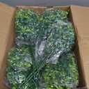 Yastouay Artificial Flowers for Outdoors UV Resistant, 22 Bundles Green Realistic Fake Outdoor Flowers Fake Plants, Faux Flowers for Outdoor Planters Front Porch Garden Window Box Farmhouse Decor