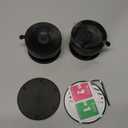 2Pcs Suction Cup Phone Mount, Upgraded 360 Adjustable Vacuum Magnetic Phone Holder for Car/Gym/Mirror/Smooth Surface, Foldable Car Mount Ultra Suction Magnetic Cell Phoneholder with All Smartphones