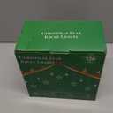 Red Christmas Star Icicle Lights,8.2FT 126LED Curtain String 8 Modes Memory Timer,Connectable Plug in Waterproof for Halloween/Valentine's Day/Patio/Wedding/Party/Xmas Indoor Outdoor Decor,Red