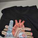 Anatomical Heart Cardiac Nurse Practioner Nursing Student T-Shirt (Black, M)
