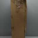 Droll Yankees Squirrel Proof Bird Feeder for Outdoors Rechargeable Weight-Activated Rotating Perch, 5lb Seed Capacity, Metal Base, UV-Stabilized Seed Tube, Hanging Green Yankee Flipper, YF-M