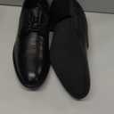 Men's Oxford Formal Dress Shoes Comfortable Classic Business Lace Up Derby Plain Toe (11, Black-20712)