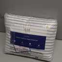 CGK Linens Extra Deep King Sheet Set - 6 Piece Breathable and Cooling Sheets - Hotel Luxury Bedding for Women, Men, Kids & Teens - Easy & Secure Fit - Soft and Wrinkle Free - Extra Deep Pockets - Blue Stripes