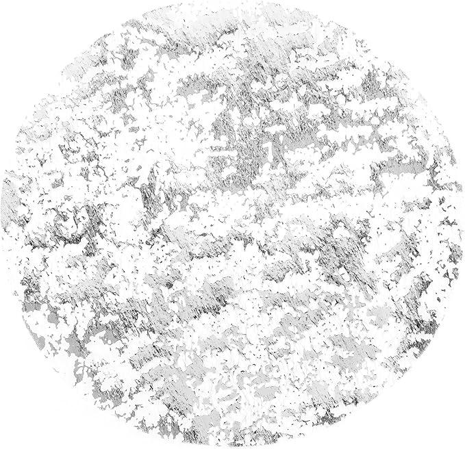 50 PCS Silver Disposable Round Placemats 13 Inch Metallic Foil Mesh Charger Placemats Silver Doilies for Dining Table Birthday Wedding Christmas Party Holiday Decoration