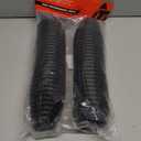 Tusk Motorcycle Rubber Fork Boot Covers (350mm Length x 41mm Top x 58mm Bottom)
