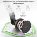 Belkin Wireless Car Charger, MagSafe Phone Holder & Car Dash Mount w/ 1M USB C Cable, Qi2 MagSafe Compatible Fast Charging iPhone Charger for iPhone 17, Galaxy S26, Pixel 10, Road Travelers, Black