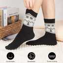 Women Girls Socks Cute Animal Socks Cat Dog Cow More Fun Novelty Socks Gifts for Girls Christmas Birthday (Reindeer 3-6 Pairs)