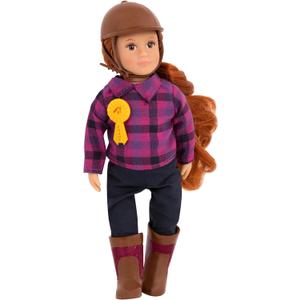 Lori  Horseback Riding Mini Doll  6-Inch Equestrian Doll  Horse Riding Outfit & Accessories  Clothes, Helmet, Boots & Ribbon  3+ Years Samanda