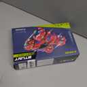 Spider Remote Control Car for Boys, Rechargeable RC Cars Toys with Cool Lights, 2.4Ghz Double Sided Drift RC Stunt Cars, 360Rotating 4WD Off-Road Race Car for 4-6 6-12 Boy Kids Gifts (Red)