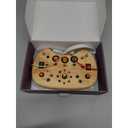 Montessori Toddler Busy Board Sensory Toys for Toddlers Wooden Autism Sensory Toy, Toddler Switch Board with 17 LED Lights for Kids 16 Year Olds to Develop Fine Motor Skills.