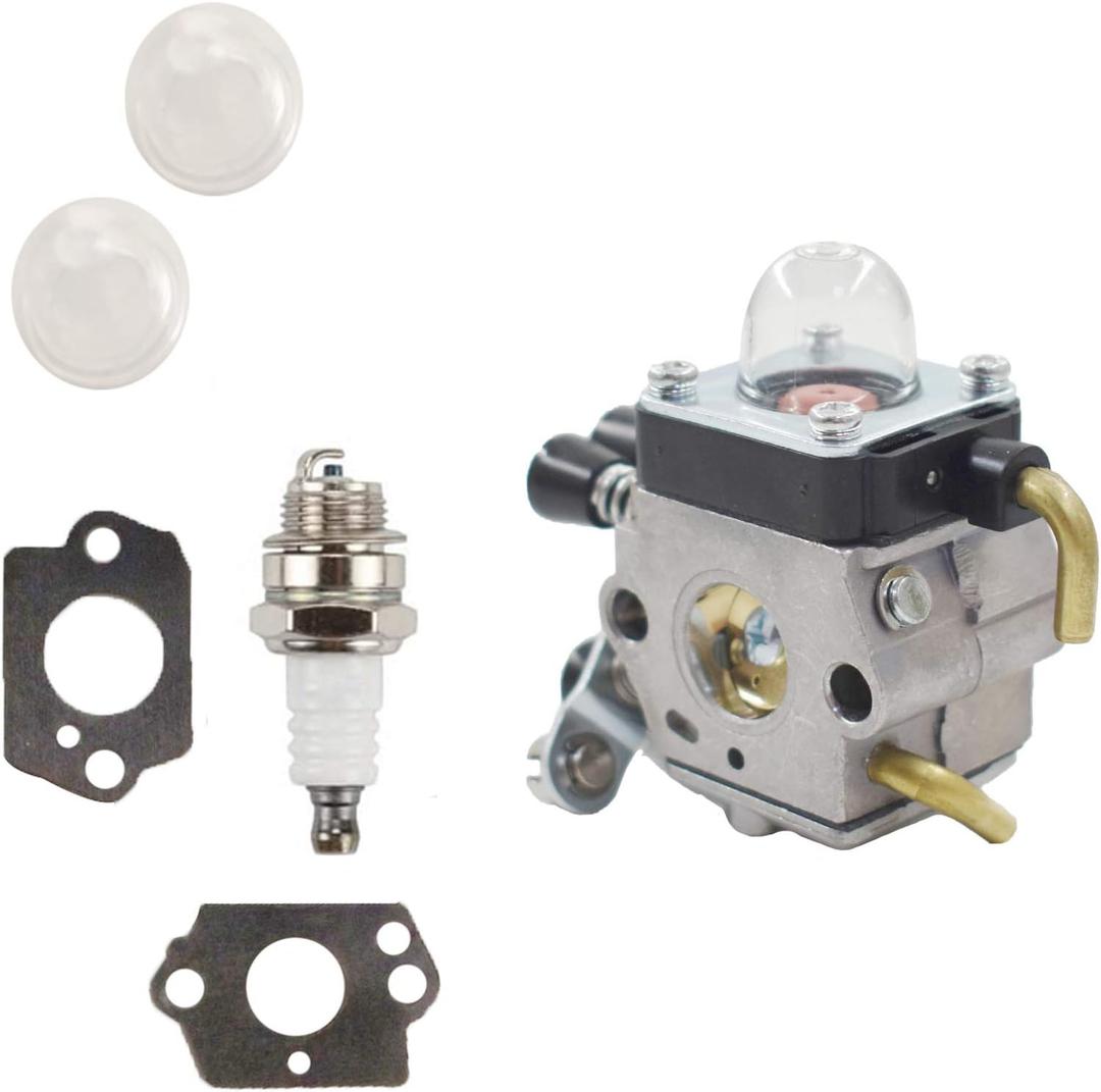 C1Q-S97 Carburetor with Gasket Primer Bulb Replacement for Stihl HS45 Hedge Trimmer FC55 FC75 FC85 FS310 FS38 FS45 FS45C FS45L FS46 FS80 C1Q-S169B Carb