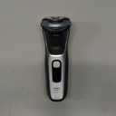 Philips Norelco Shaver 3900 Series, Wet and Dry Electric Shaver, P-Cap, Travel Pouch, Charging Stand, Storm Blue, Model S3341/92 (Silver New)