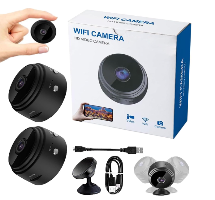 Camera with Video Cameras Home Indoor Use Cam Night Vision Motion Detection Baby Monitor Wireless Outdoor Nanny espias ocultas WiFi Security Secret (M1)