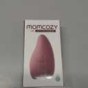 Momcozy Warming Lactation Massager 2-in-1, Soft Breast Massager for Breastfeeding, Heat + Vibration Adjustable for Clogged Ducts, Improve Milk Flow, Engorgement (Red)