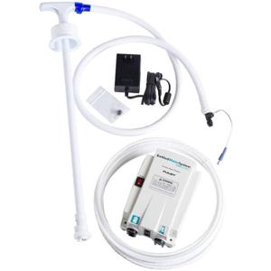 FloJet BW5000-00A Water Dispenser for 5 Gallon Bottle - Portable Bottled Water Dispensing System with Illuminated On/Off, Quick-Connect, Quiet Operation, Thermal Overload, Single Inlet - Ideal for RVs