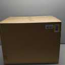 Bme Vivian Solid Wood Nightstand, End Table, Bedside Table with Herringbone Pattern for Rustic Bedroom, Easy Assembly, Rustic Golden Brown and Black (1-Drawer)