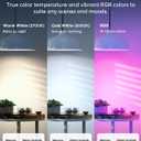Meross Smart LED Light Bulb, Smart WiFi LED Bulbs Compatible with Apple HomeKit, Siri, Alexa, Google Home & SmartThings, Dimmable E26 Multicolor 2700K-6500K RGBWW, 810 Lumens 60W Equivalent, 2 Pack
