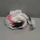 3.5FT Halloween Inflatable Decor White Cat with LED Lights Halloween Indoor Outdoor Blow Up Decorations Party Holiday Decor