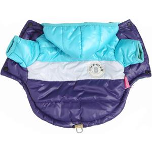 Dog Vest Winter Coat for Small Dogs Boy Girls, Dog Down Jackets Puppy Hoodie Sweatshirt Doggie Hoodie Coat Winter Clothes Pet Hooded Coat Apparel for Chihuahua in Cold Weather,Blue M (Medium-Chest 16 in, Back 11 in)