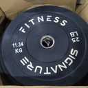Fitvids Olympic 2" Bumper Plates Set Weight Plates Set & 7FT Olympic Barbell Bar(100 Pounds Total)