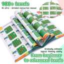 Logic Road Builder Games Toys: STEM Toys for 4 Year Old Kids, Montessori Board Game Brain Teaser Puzzles Preschool Learning Activities Educational Toy for Toddler Ages 3 5 6 7 8-12 Gifts(Green 32PCS)