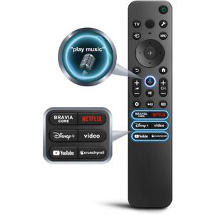 Voice Remote for Sony-TV-Remote Control Replacement, for All Sony Bravia Google Smart TVs Series with Voice Function