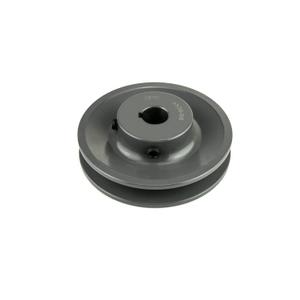 QWORK V-Belt Sheave, AK3958 Single Groove Pulley, 3.75" OD 5/8" Bore, A Belt Section, Cast Iron,for V-Belt