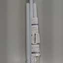 White Tension Curtain Rod for Windows 28 to 48 inch, Adjustable Expandable Pressure Spring Curtain Rod No Drilling, 7/8" Curtain Rod for Bedroom Doorway Closet Door