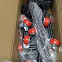 LOYAL TIGER 1500LBS Heavy Duty Furniture Dolly Movers Set with Lifter, 5-Wheel Carbon Steel Moving Rollers with Locking Casters for Refrigerator, Washer, Sofa & Cabinet(5.4 Inch, Red)
