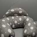 Nursing pillows,Original Nursing Pillow for Breastfeeding-Pioneering Safety Fence- Wider Feeding Pillows