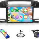 4Core 2G+64G Android Car Radio Carplay for Toyota Camry 2000-2006, Rimoody Car Stereo with Android Auto 9 Inch Touch Screen GPS Navigation WiFi Bluetooth FM/RDS HiFi AHD Backup Camera