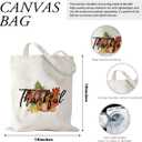 Aesthetic Seasonal Tote Bags for Women Mother's Day Spring Fall Halloween Thanksgiving