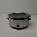 Crock-Pot 7 Quart Oval Manual Slow Cooker, Stainless Steel (SCV700-S-BR), Versatile Cookware for Large Families or Entertaining
