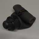 TakeToday Collapsible Water Bottles 32oz, Foldable Travel Water Bottle, BPA Free, Silicone Water Bottle Leakproof for Hiking, International Travel, Outdoors (Black)