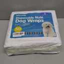 XPCARE 50 Count Disposable Male Dog Diapers, Male Dog Wraps,Super Absorbent Leak-Proof Fit (Small)