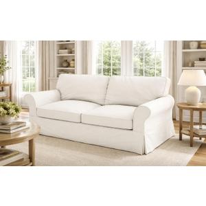 Cotton PB Comfort Slipcover Fits Pottery Barn Grand Comfort Sofa Cover 94"W