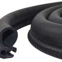 Storystore Automotive Door Weather Stripping 20Ft Car Door Rubber Edge Trim Seal Strip Gasket with Side Car Door Seal for Car Bus Camper Boat RV Truck Doors