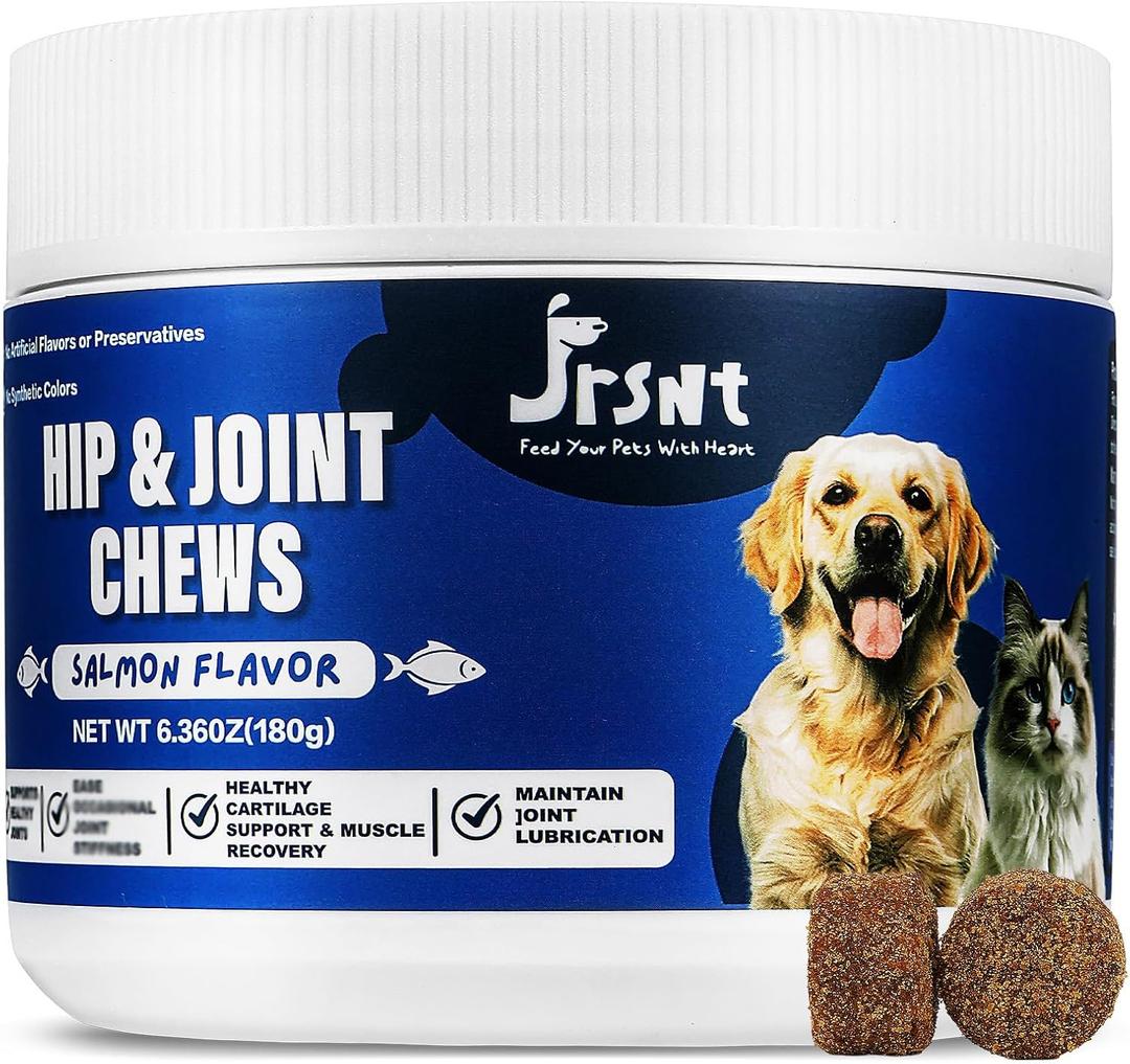 Dog Hip and Joint Supplement  Glucosamine Chondroitin Turmeric MSM Omega 3  Dog Joint Supplement & Mobility Support for Large Breed, Senior & Active Dogs and Cats
