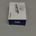 Vibeat Fingertip Pulse Oximeter, Blood Oxygen Saturation Monitor| O2 Meter, Portable SPO2 & Pulse Rate Monitor, Batteries and Lanyard Included (White)