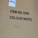 Allpop 6Ft Folding Table for Indoor Outdoor, Fold-in-Half Portable Plastic Dining Table with Carrying Handle for Picnic Party Camping, White