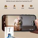 PETKIT Automatic Cat Feeder with Camera, Upgraded Multi-Cat Recognition, Night Vision,2.4G&5G WiFi Dog Feeder with Freshness Lock,5L Timed Dual Hopper Food Dispenser with Low Food Sensor